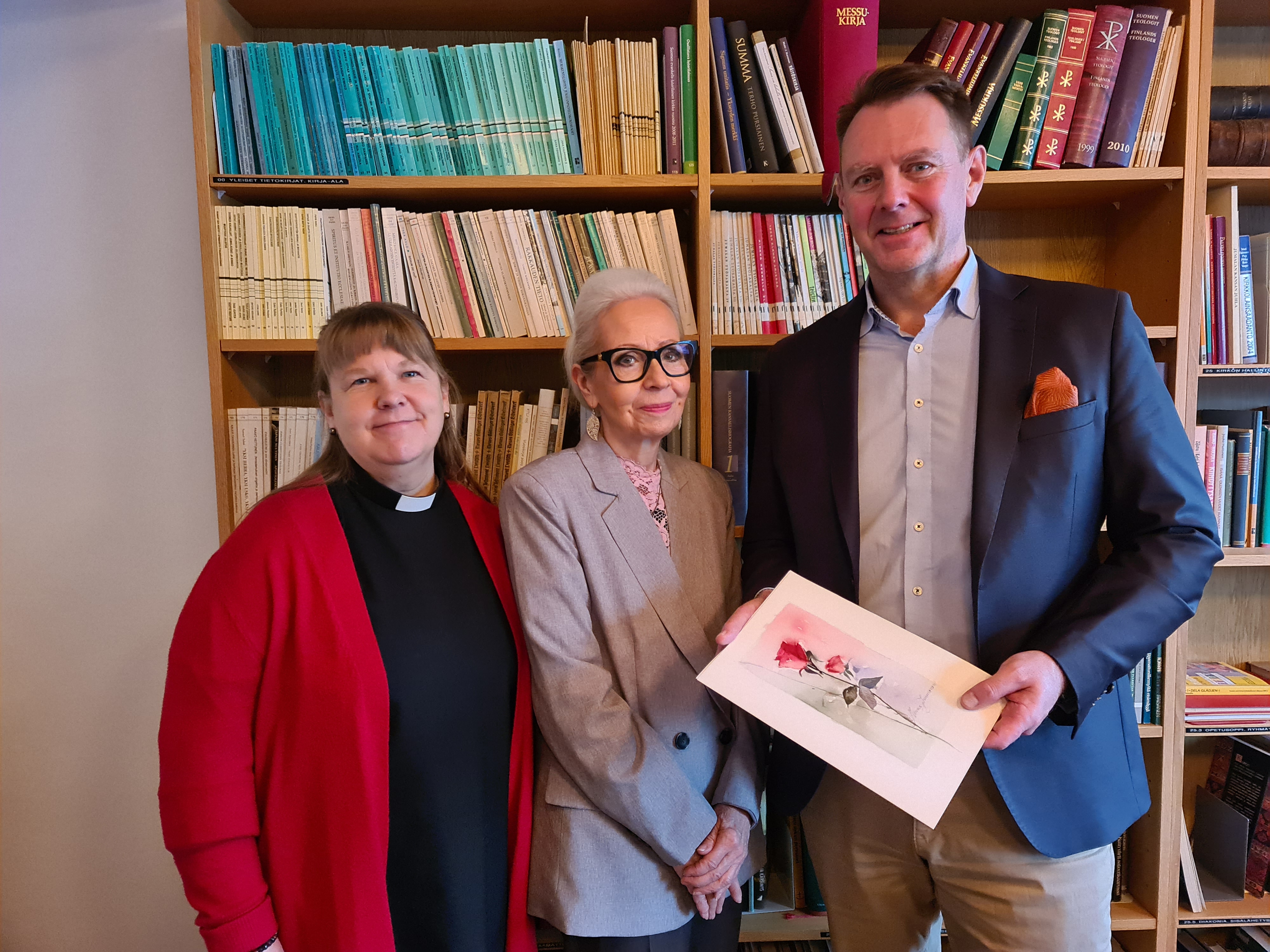 Terhi Hölsä, Pirjo Kilpeläinen ja Mikko Suutari