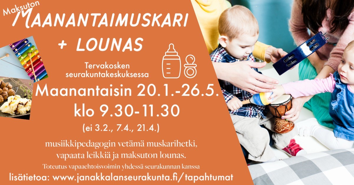 Maanantaimuskari + lounas kuvituskuva