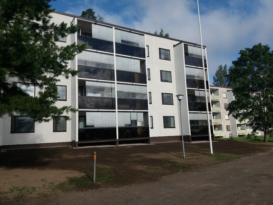 Kuva kyseisestä kerrostalosta