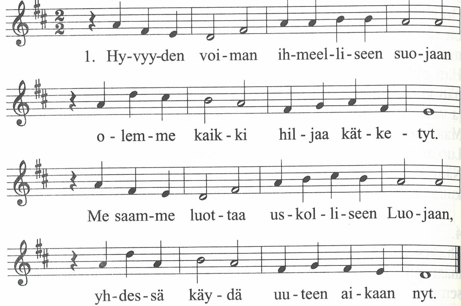 Kuvituskuva, nuotteja